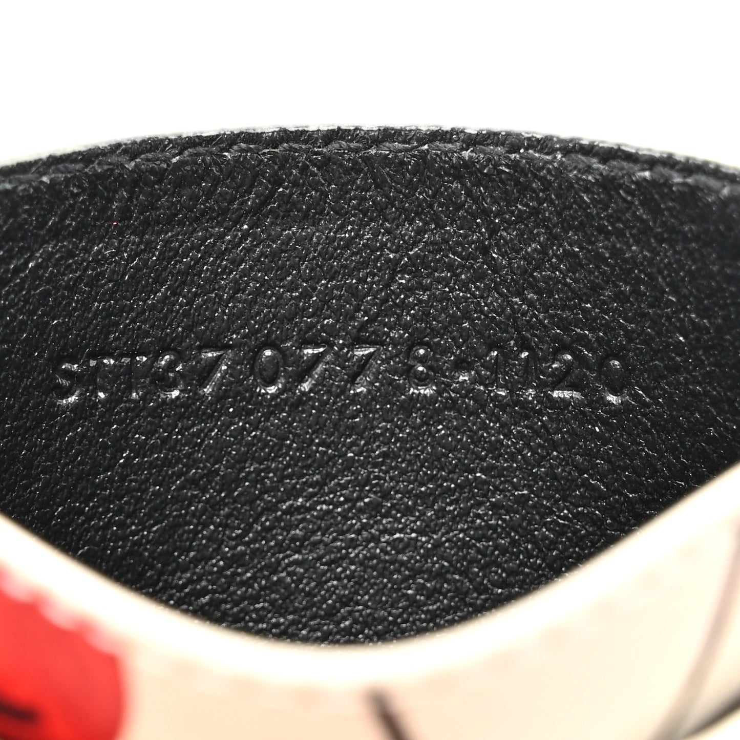 Calfskin Monogram Cherry Credit Card Case