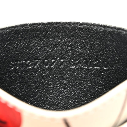 Saint Laurent Calfskin Monogram Cherry Credit Card Case 7 of 9