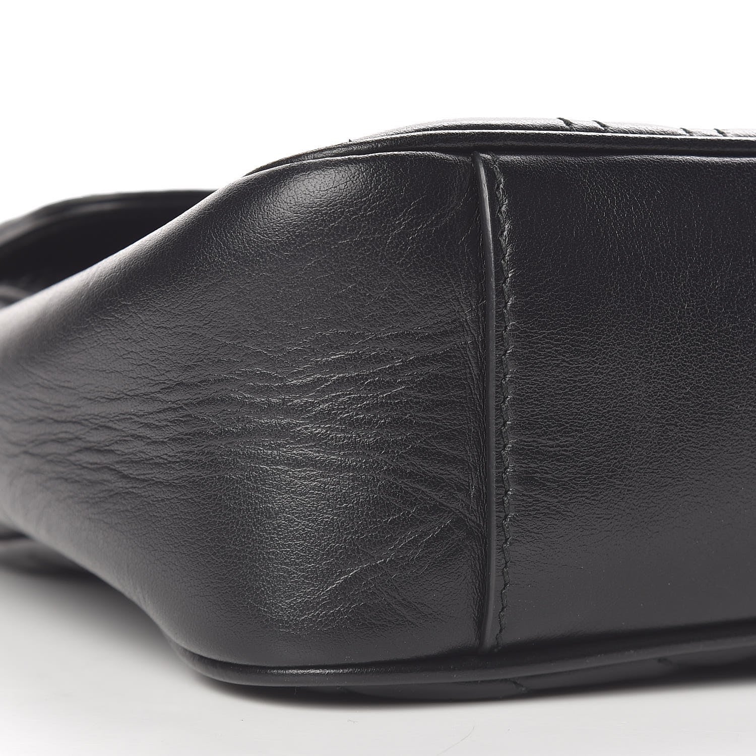 Gucci Calfskin Matelasse Small GG Marmont Shoulder Bag Black 9 of 10