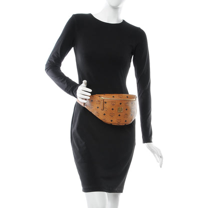 MCM Visetos Stark Belt Bag Cognac 3 of 14