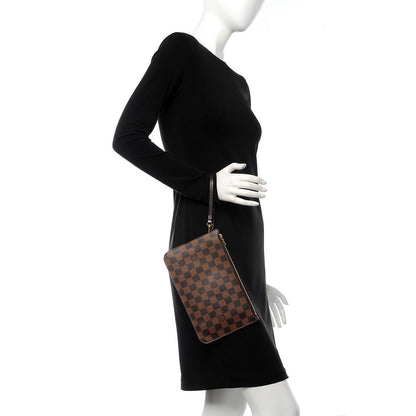 Louis Vuitton Damier Ebene Neverfull MM GM Pochette 2 of 8