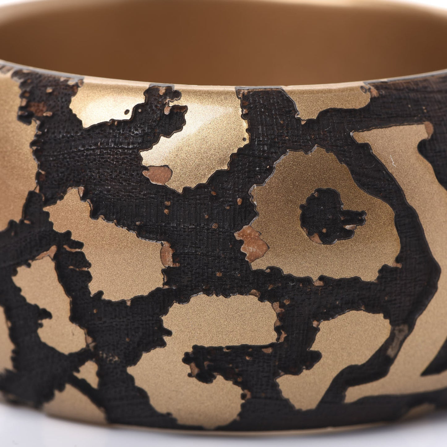 Leomonogram Wide Bracelet Gold