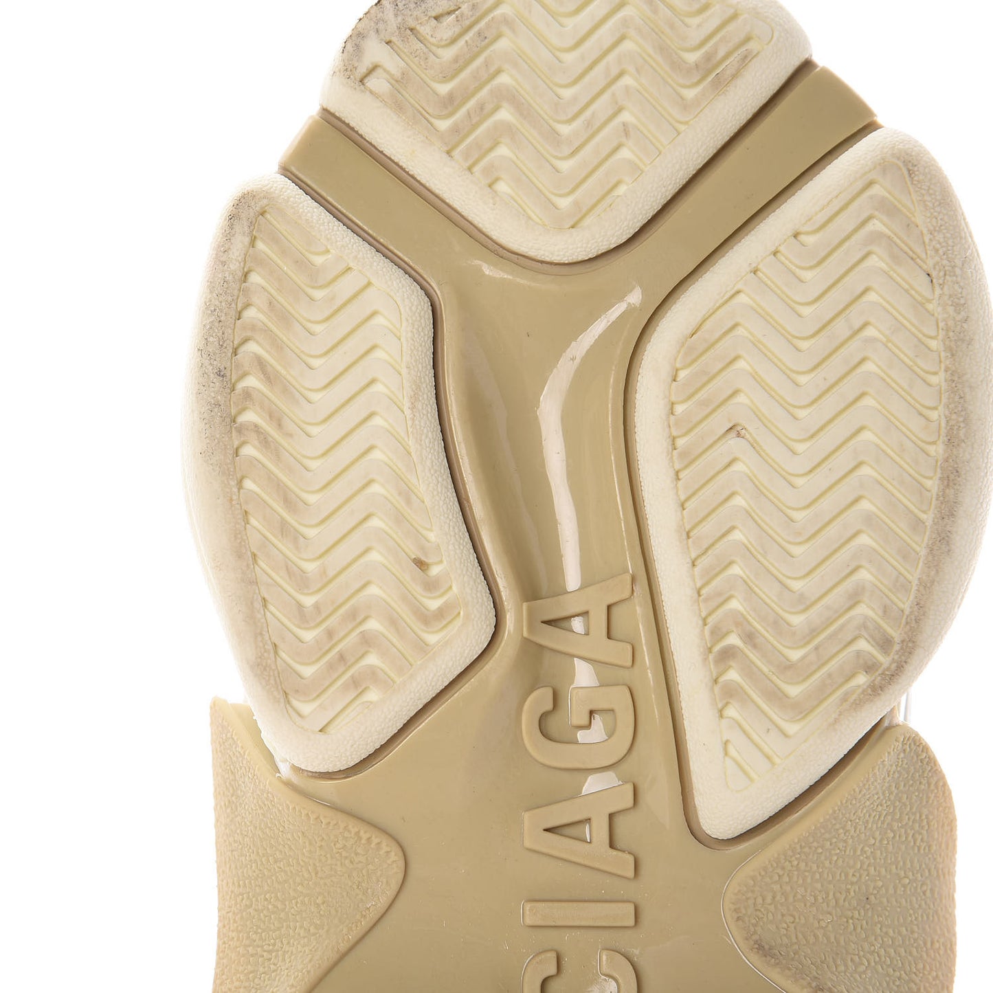 Fabric Mesh Mens Triple S Sneakers 39 White