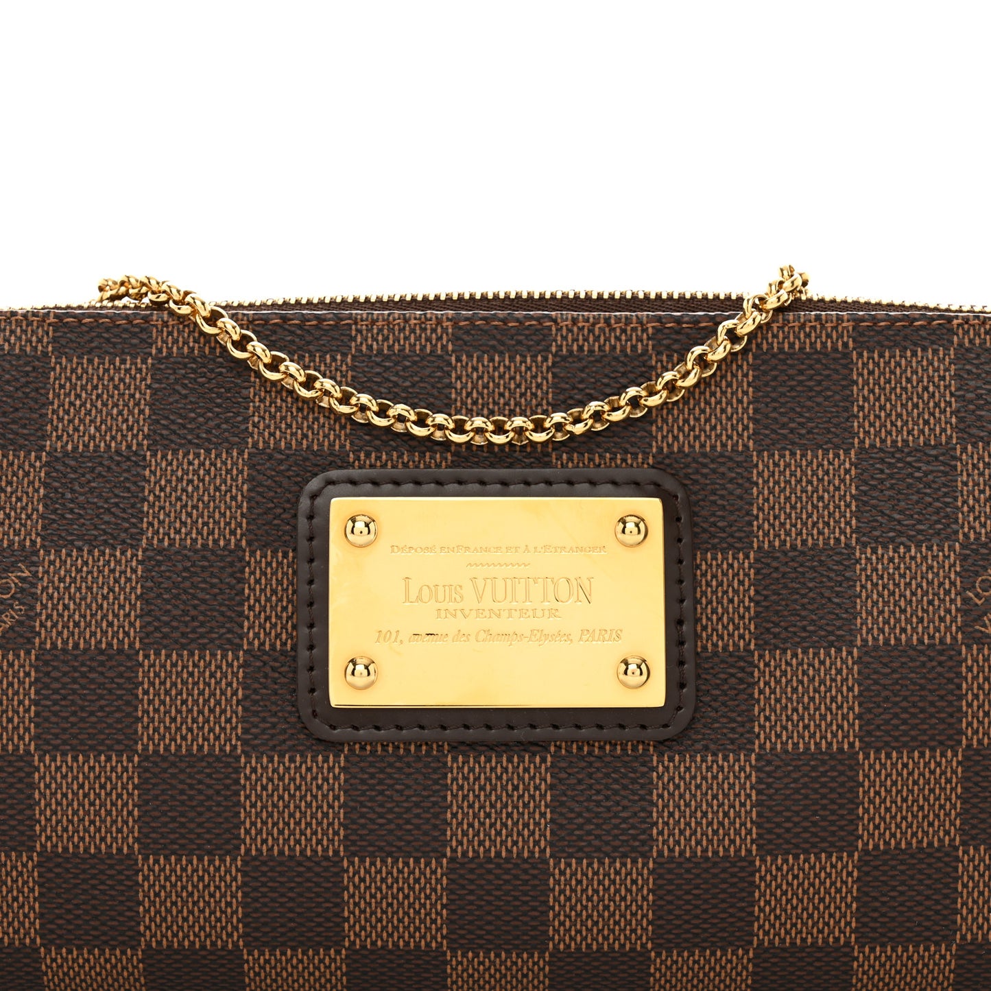 Damier Ebene Eva Clutch