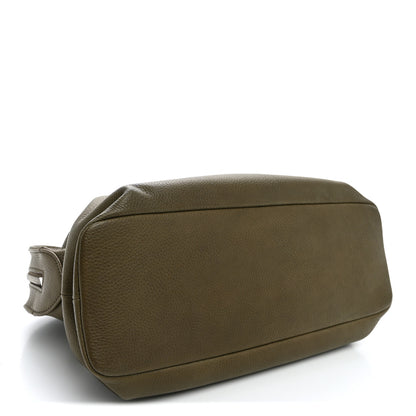 The Row Grained Saddle Calfskin Agnes Bag Truffle 4 of 9