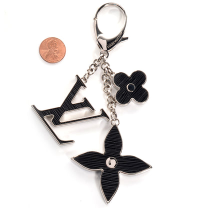 Louis Vuitton Electric Epi Fleur d'Epi Bag Charm Black 2 of 3