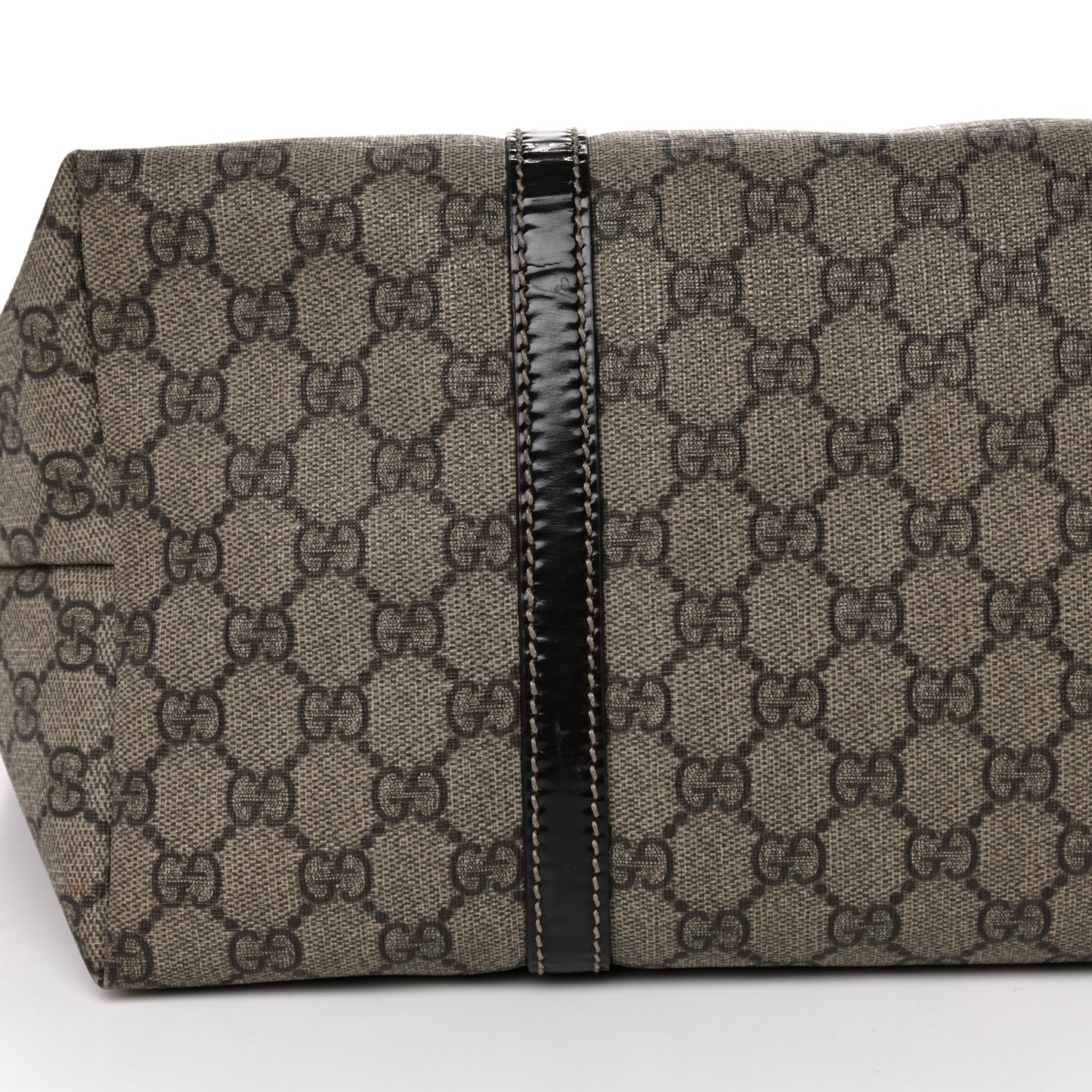 GG Plus Monogram Large Joy Tote Dark Brown