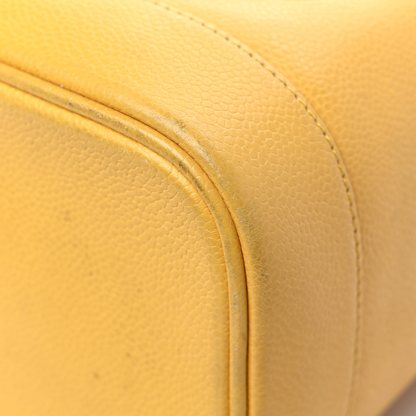 Caviar Vanity Cosmetic Case Yellow
