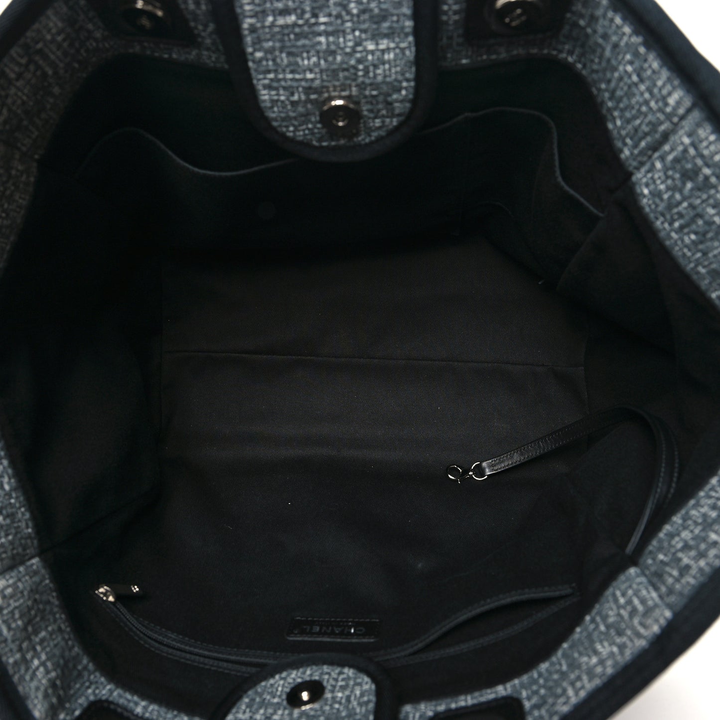 Canvas Medium Deauville Tote Charcoal