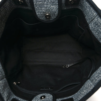 Chanel Canvas Medium Deauville Tote Charcoal 5 of 10