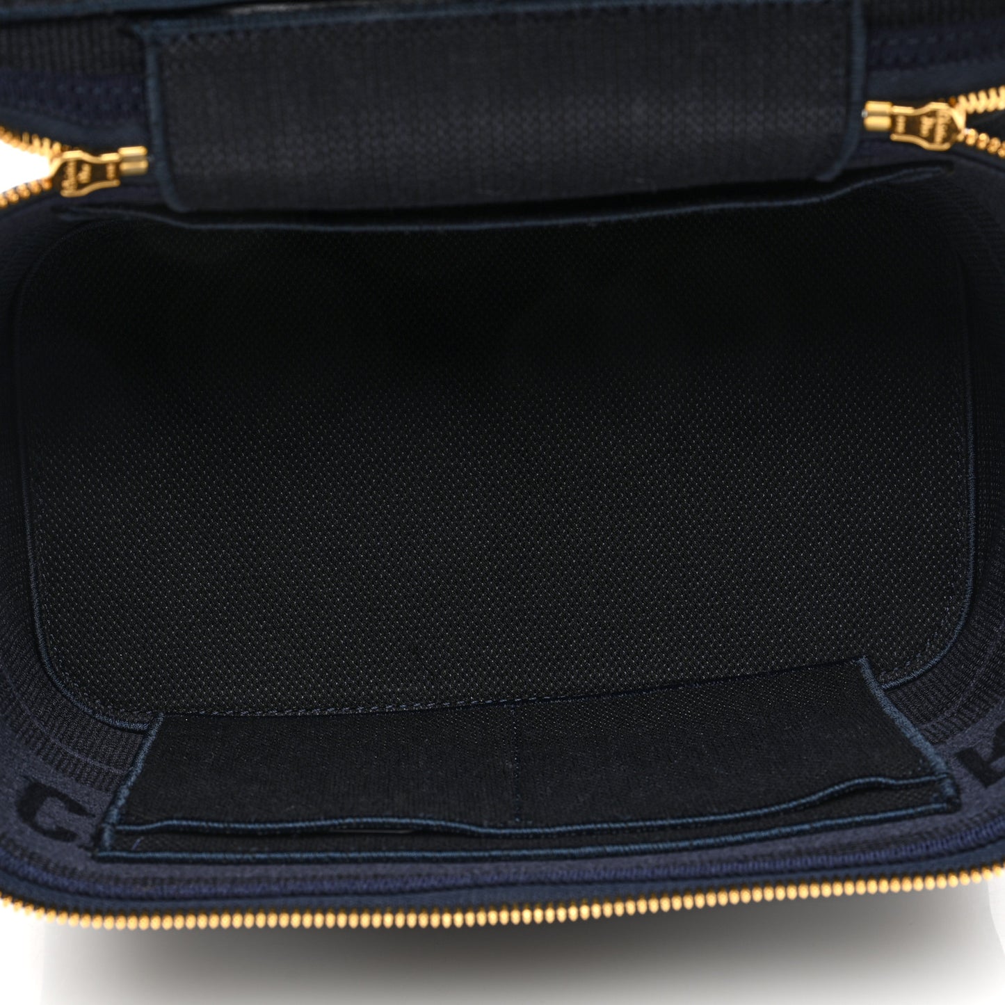 Velvet Cannage Diortravel Vanity Case Blue