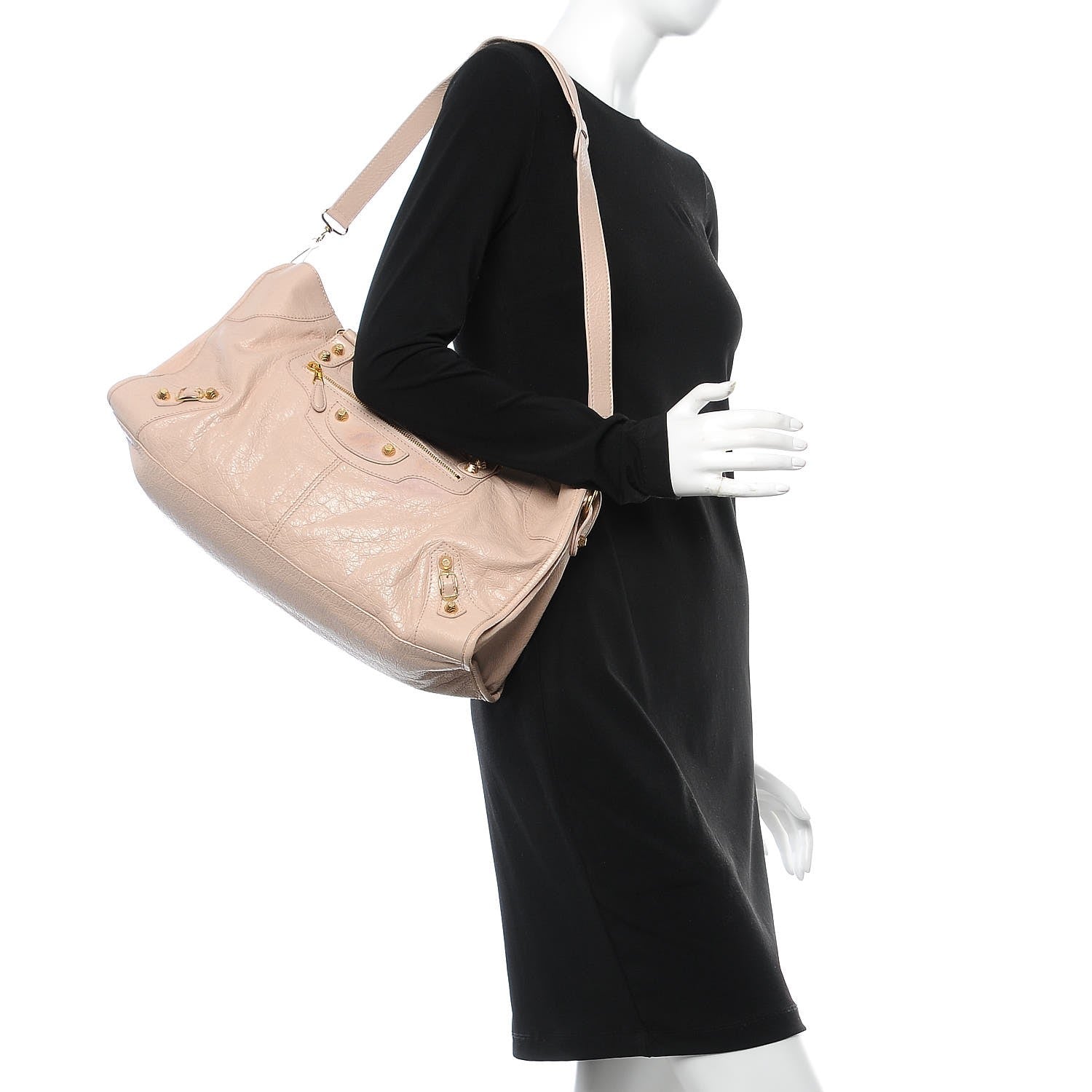 Balenciaga Agneau Giant 12 Gold Hardware Part Time Rose Aubepine Rose Light 11 of 12