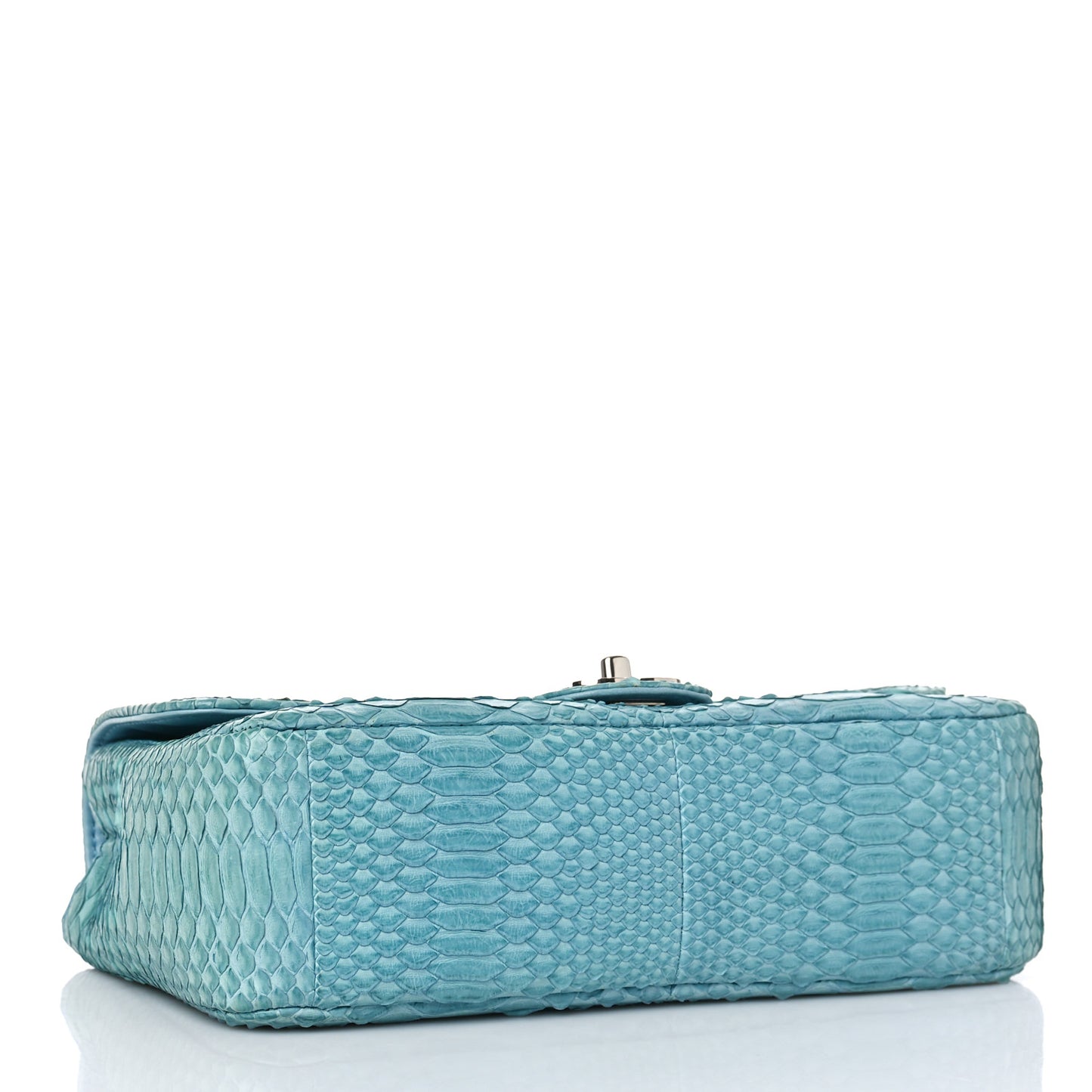 Snakeskin East West Flap Blue