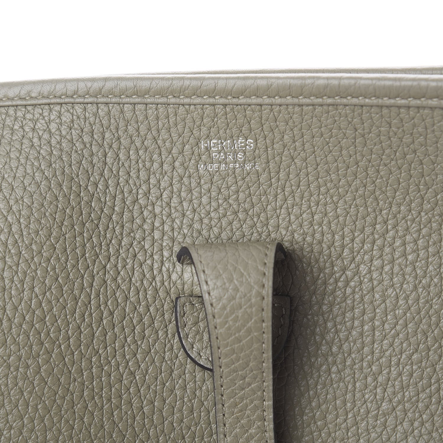 Hermes Taurillon Clemence Evelyne III PM Sauge 7 of 8