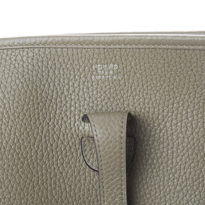 Hermes Taurillon Clemence Evelyne III PM Sauge 7 of 8