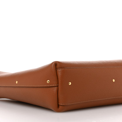 Chloe Grained Calfskin Small Marcie Hobo Bag Tan 9 of 10