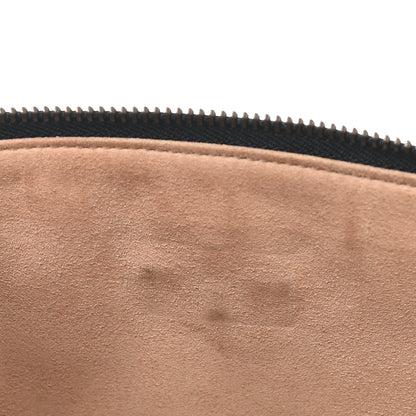Gucci Calfskin Matelasse Large GG Marmont Zip Pouch Black 8 of 11