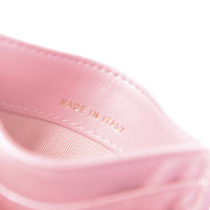 Chanel Iridescent Caviar Quilted Card Holder Rose Pink 7 of 8
