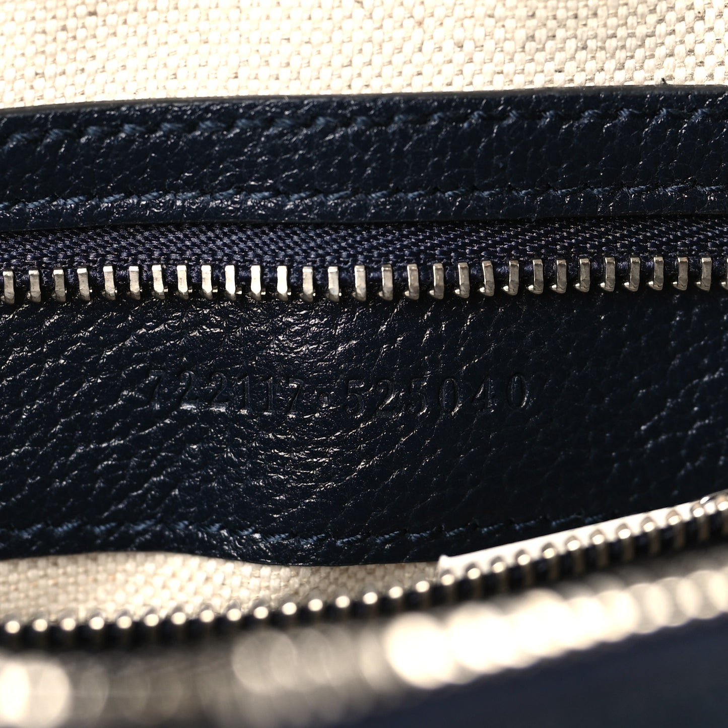 GG Supreme Monogram Textured Dollar Calfskin Web Studded Mini Ophidia Flap Shoulder Bag Beige Blue