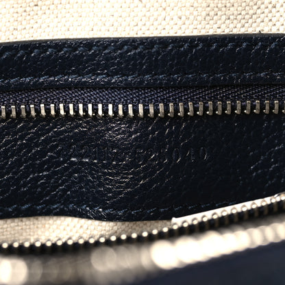 Gucci GG Supreme Monogram Textured Dollar Calfskin Web Studded Mini Ophidia Flap Shoulder Bag Beige Blue 7 of 9