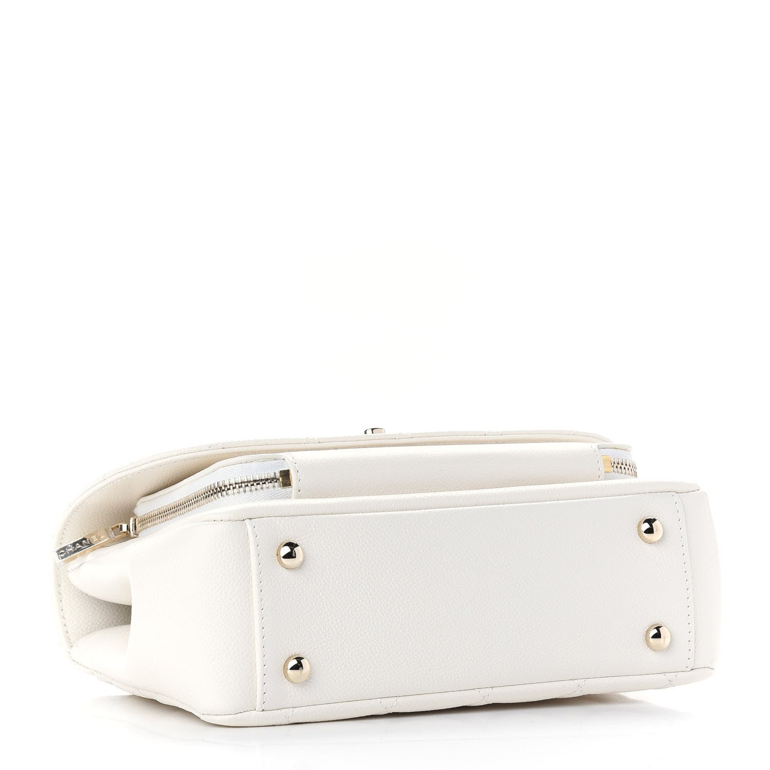 Chanel Caviar Quilted Medium Business Affinity Flap White 4 of 9