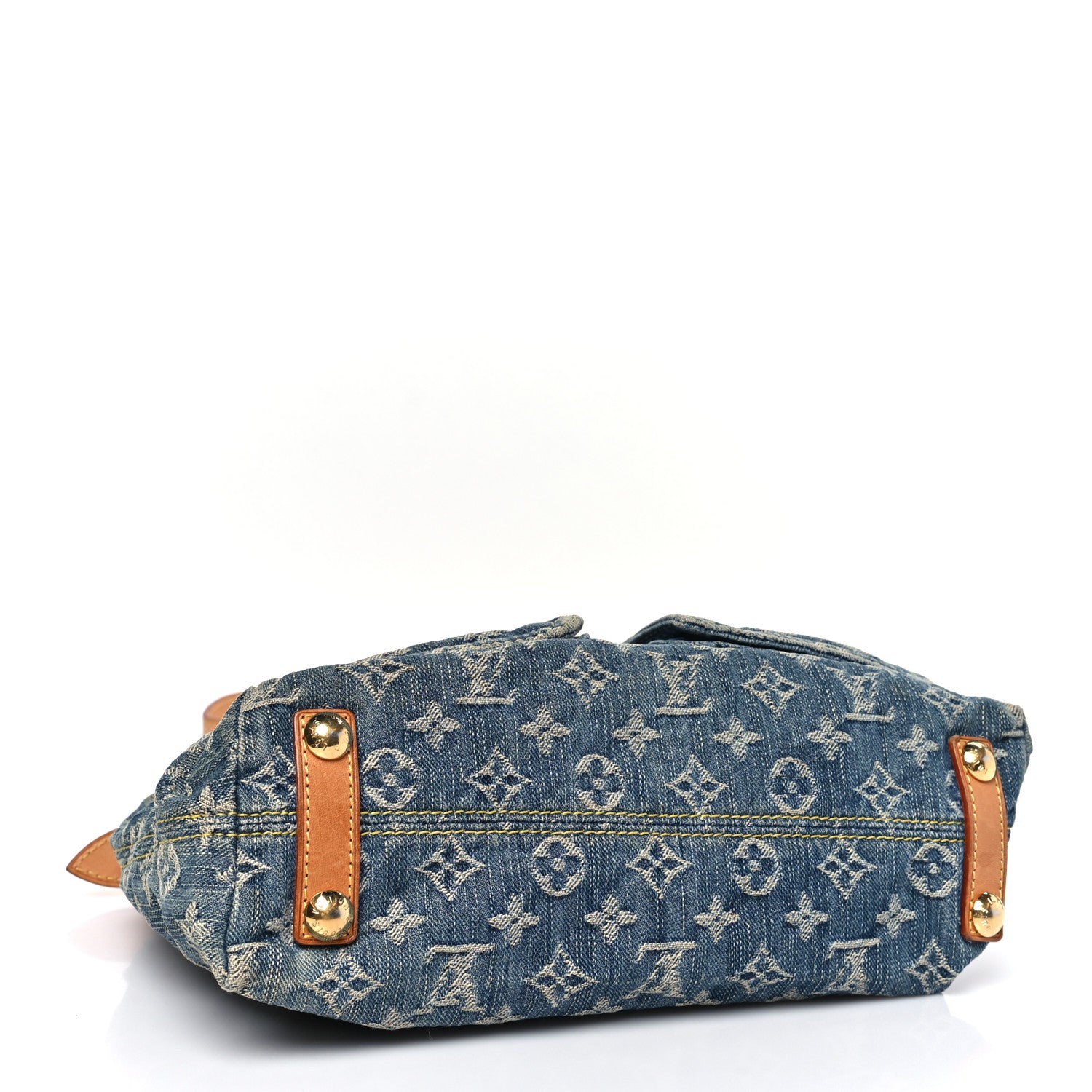 Louis Vuitton Monogram Denim Baggy PM Blue 4 of 9