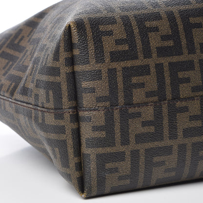 Fendi Zucca Spalmati Medium Roll Tote Tobacco Moro 9 of 13