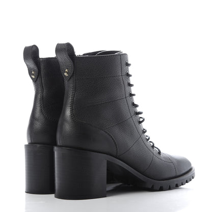 Jimmy Choo Grainy Calfskin Cruz 65 Ankle Booties 40.5 Black 4 of 8