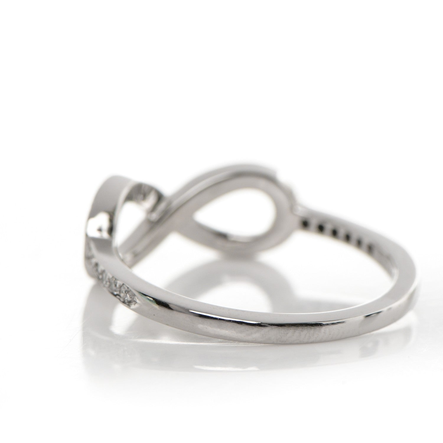 Tiffany Platinum Diamond Infinity Ring 6 3 of 6