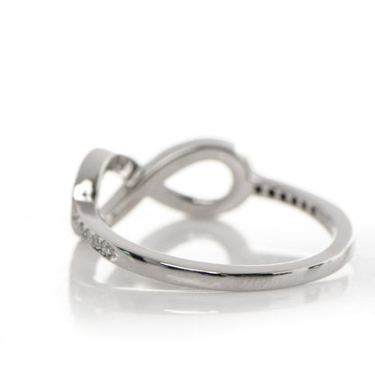 Tiffany Platinum Diamond Infinity Ring 6 3 of 6