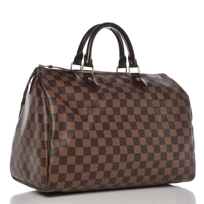 Louis Vuitton Damier Ebene Speedy 35 3 of 11