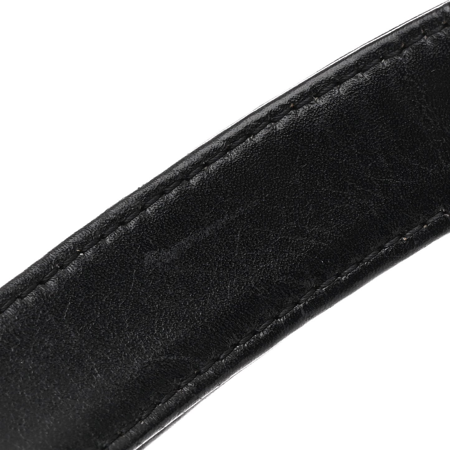 Calfskin Wild Stitch Vertical Top Handle Bag Black