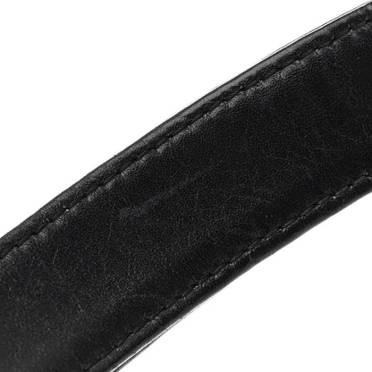 Chanel Calfskin Wild Stitch Vertical Top Handle Bag Black 12 of 15