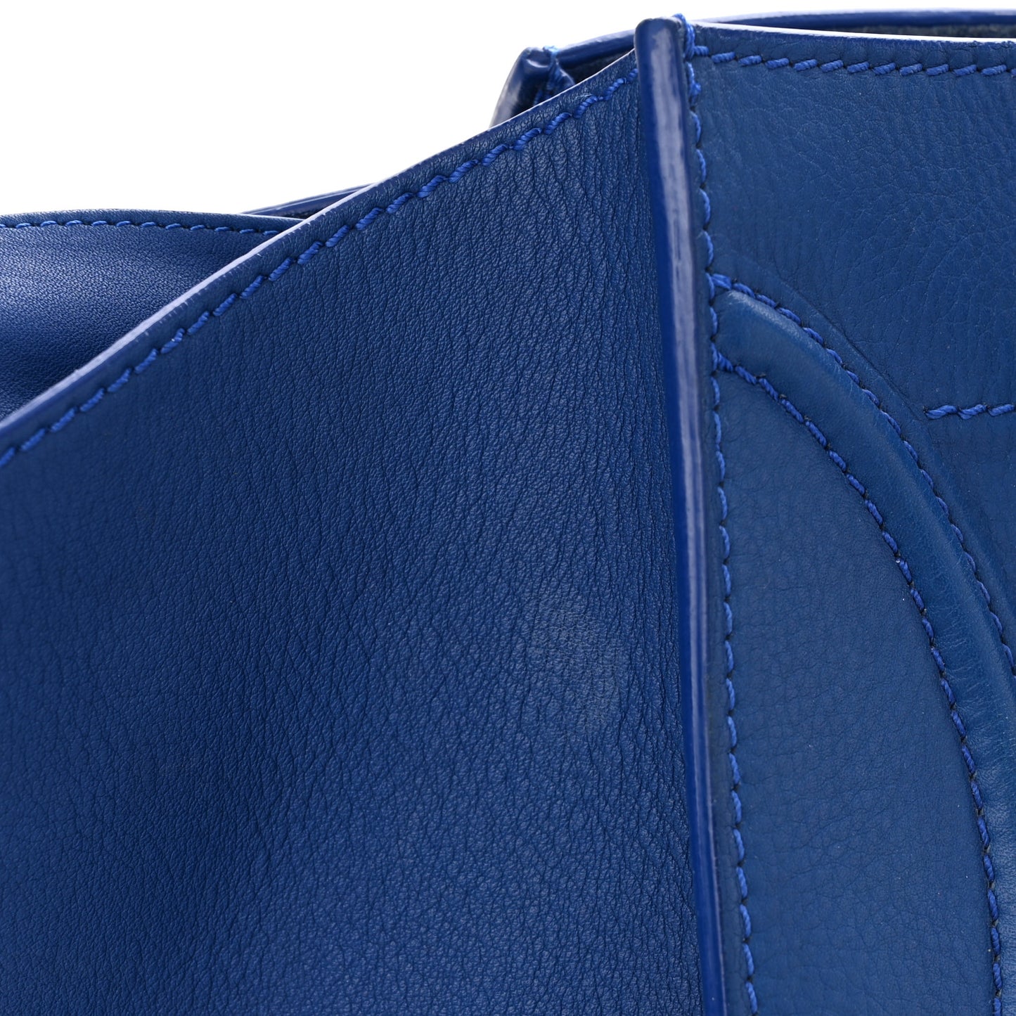 Supple Calfskin Medium Phantom Luggage Royal Blue