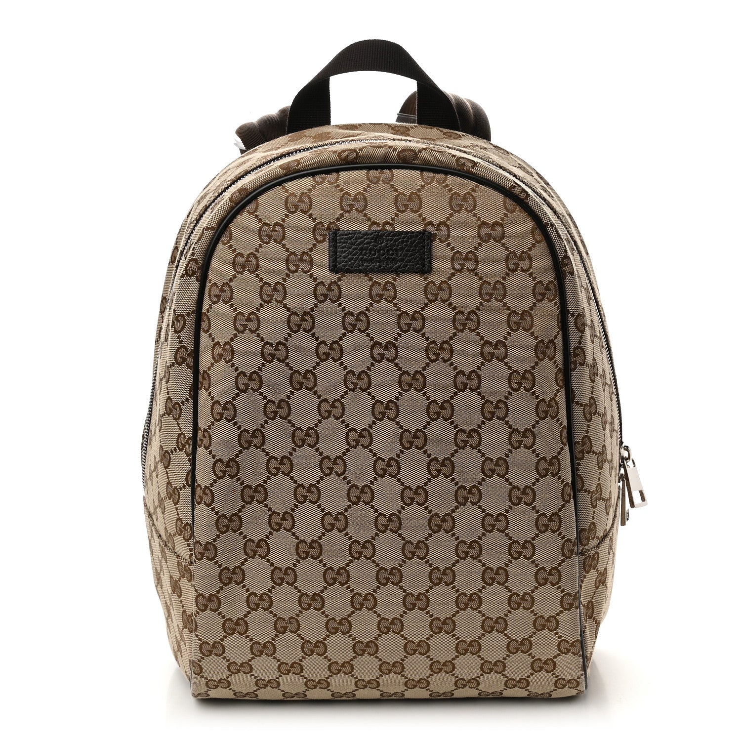 Gucci GG Monogram Travel Backpack Dark Brown 1 of 10