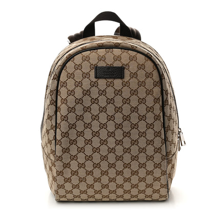 Gucci GG Monogram Travel Backpack Dark Brown 1 of 10