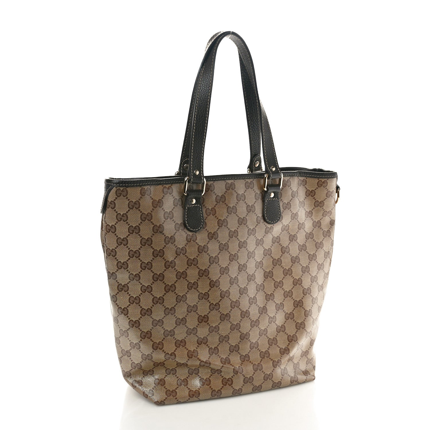 Gucci Crystal Monogram Joy Tote Dark Brown 3 of 11