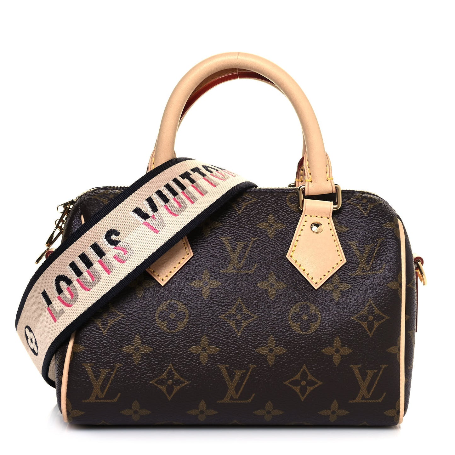 Monogram Speedy Bandouliere 20 Black