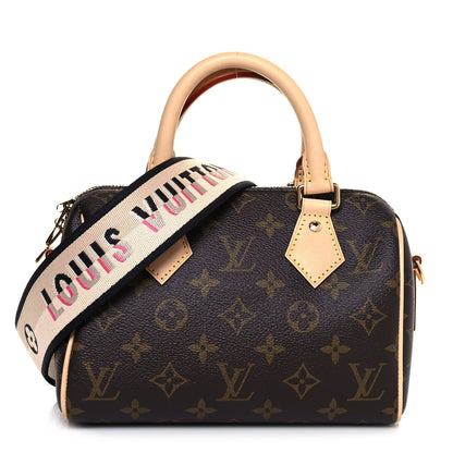 Louis Vuitton Monogram Speedy Bandouliere 20 Black 1 of 11