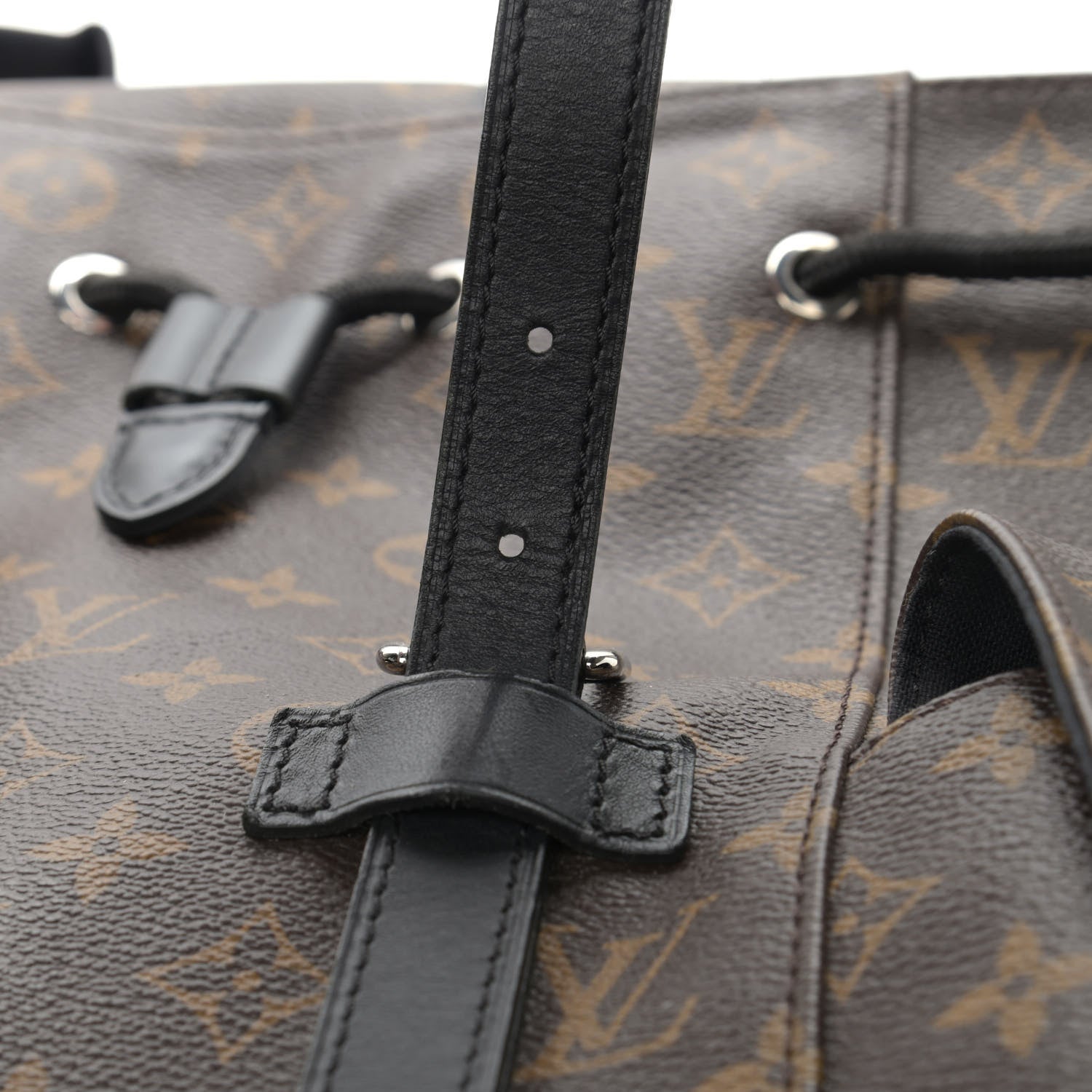 Louis Vuitton Monogram Macassar Christopher PM Backpack 13 of 14