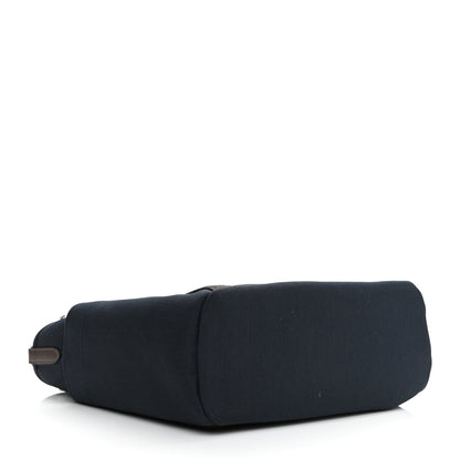 Hermes Canvas The Grooming Bag Bleu Navy Feu 5 of 15