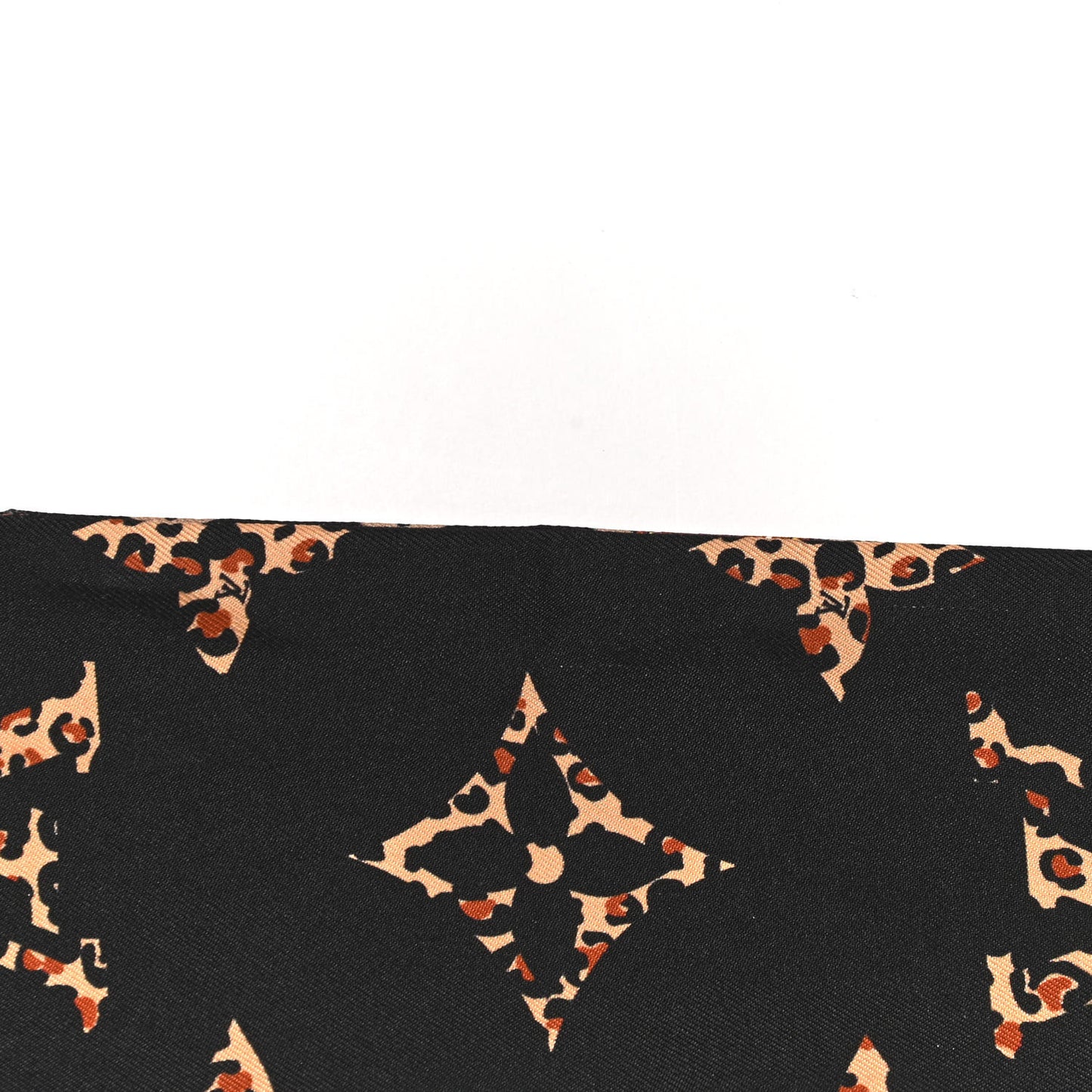 Silk Monogram Wild At Heart Bandeau Black
