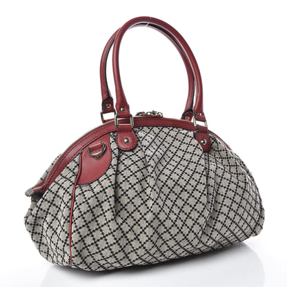 Gucci Diamante Medium Sukey Boston Red 3 of 9