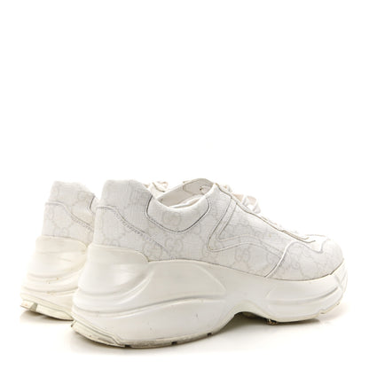 Gucci GG Supreme Monogram Womens Rhyton Sneakers 39.5 White 10 of 18