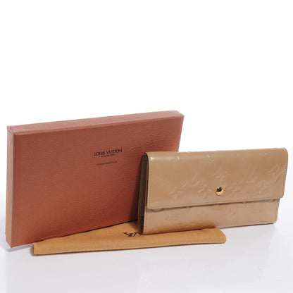 Louis Vuitton Vernis Porte Tresor International Wallet Beige 5 of 8