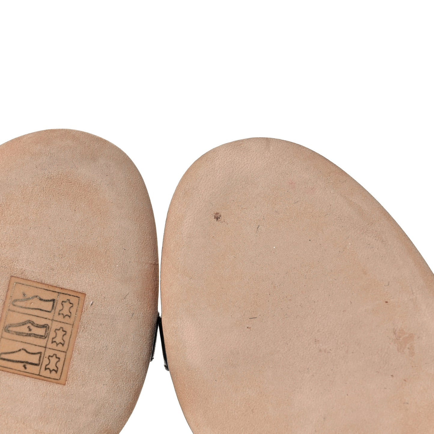 Lambskin CC Sandals 36.5 Ivory Black