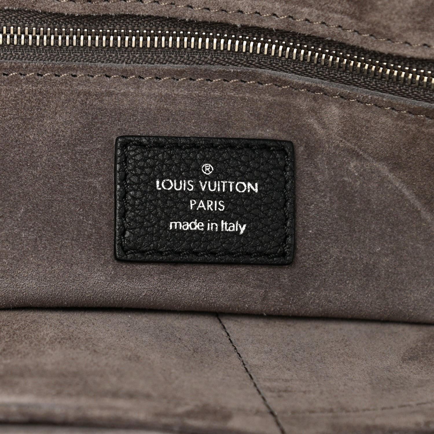 Louis Vuitton Veau Cachemire Soft Lockit MM Black 9 of 10