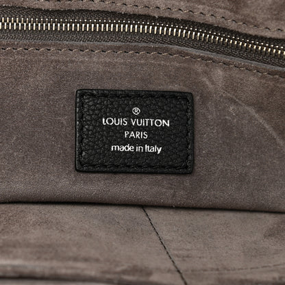 Louis Vuitton Veau Cachemire Soft Lockit MM Black 9 of 10