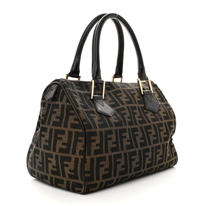 Fendi Zucca Cuoio Lucido Medium Chef Boston Tobacco Moro 3 of 15