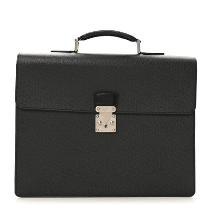 Louis Vuitton Taiga Neo Robusto 2 Compartment Briefcase Black 1 of 10